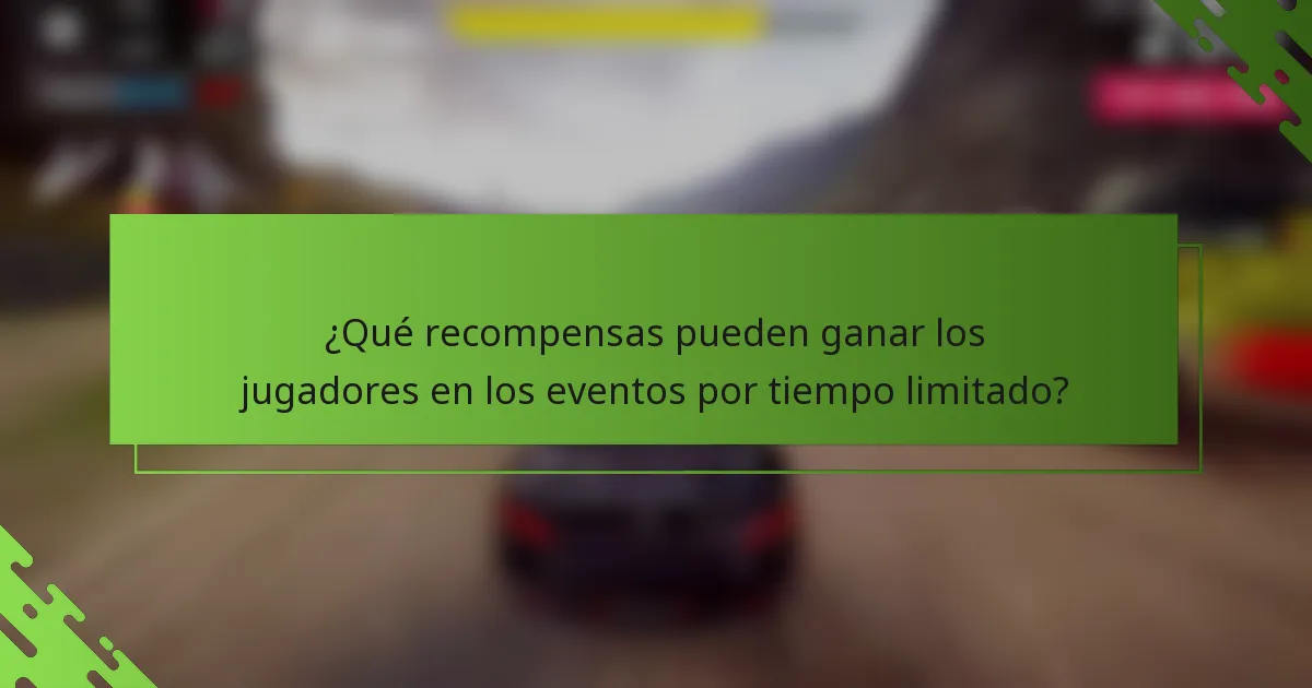 ¿Qué recompensas pueden ganar los jugadores en los eventos por tiempo limitado?